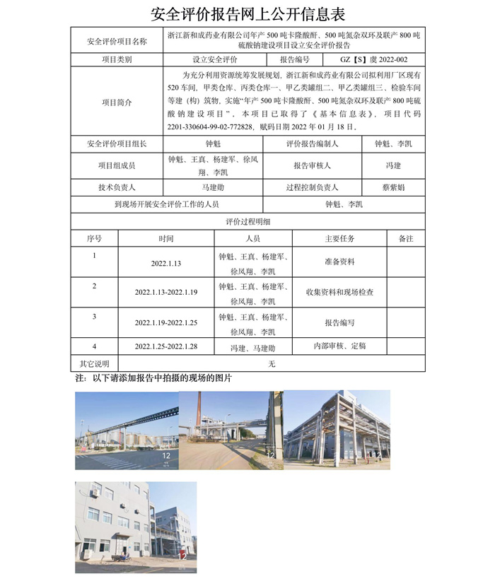 GZ【S】虞2022-002浙江新和成藥業(yè)有限公司年產(chǎn)500噸卡隆酸酐、500噸氮雜雙環(huán)及聯(lián)產(chǎn)800噸硫酸鈉建設(shè)項目設(shè)立評價網(wǎng)上信息公開表.jpg