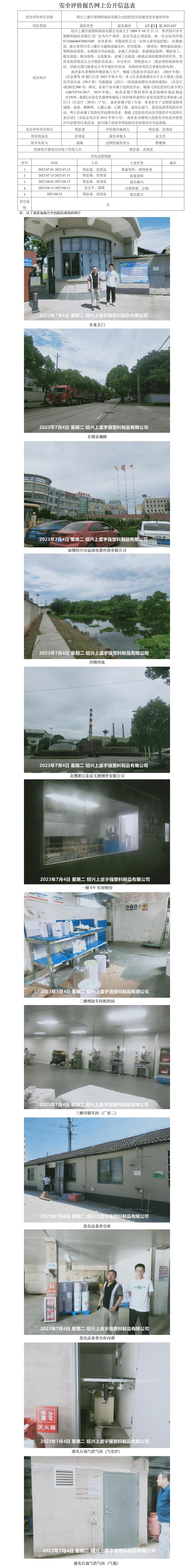 GZ[X]虞2023-032紹興上虞宇強(qiáng)塑料制品有限公司危險化學(xué)品使用安全現(xiàn)狀評價網(wǎng)上公開信息表.jpg